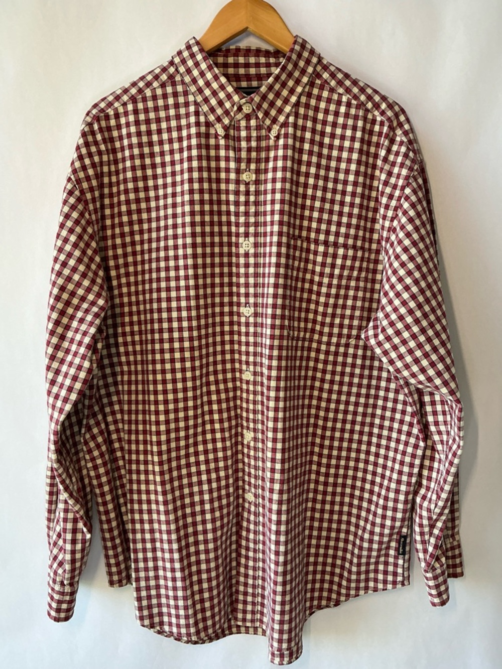 Vintage 90s Y2K Abercrombie & Fitch Mens Large Baggy Collared Button Down Shirt